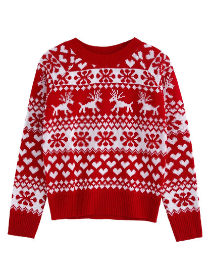 Ugly Christmas Jacquard Knitted Sweater