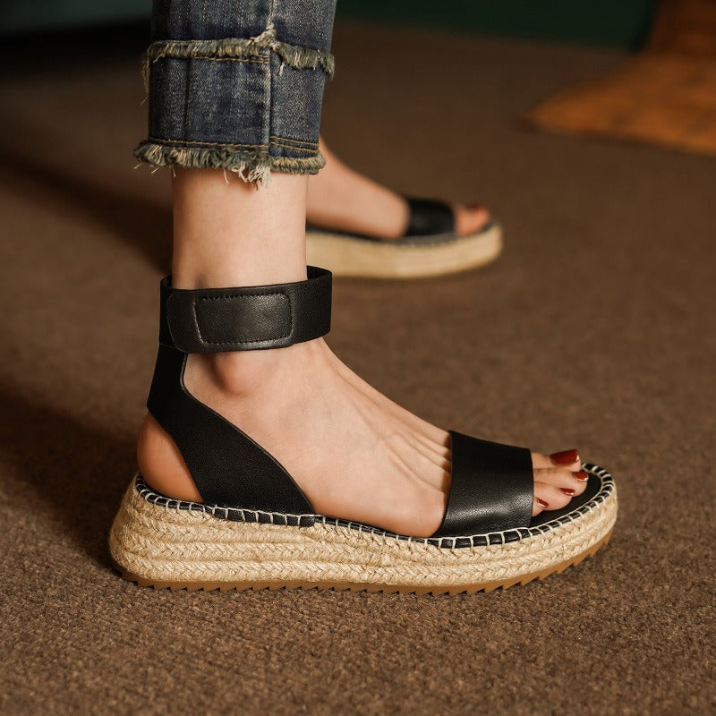 | Women's Leather Strap Sandals