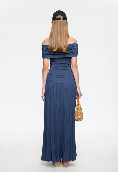 TATIANA | SHOULDER MAXI DRESS