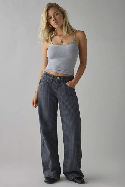 Kayla Striped Jeans