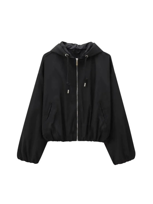 Aris Casual Zip-Up Hooded Jacket