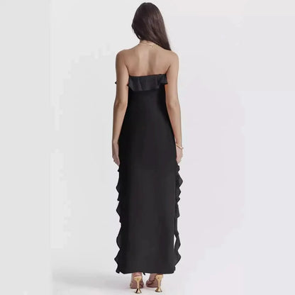 SARINA | RUFFLE MAXI DRESS