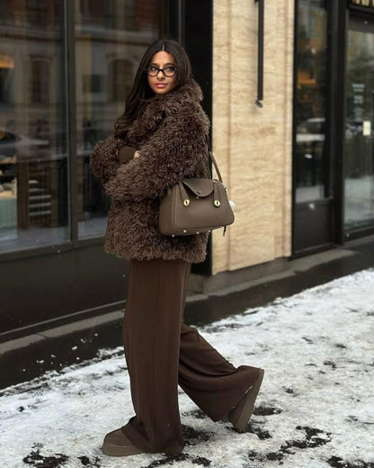 Alexzandria Faux Fur Teddy Coat