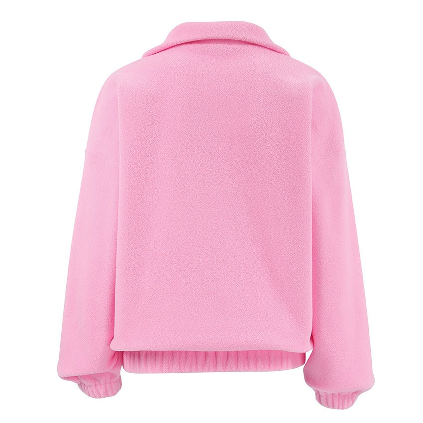 Talya Long Sleeve Polo Sweatshirt
