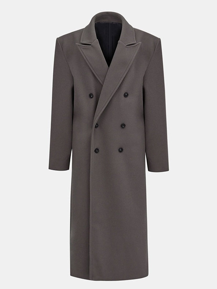 Violette Double-Breasted Long Coat