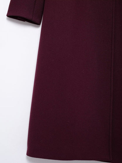 Heavenleigh Wine Red Long Coat