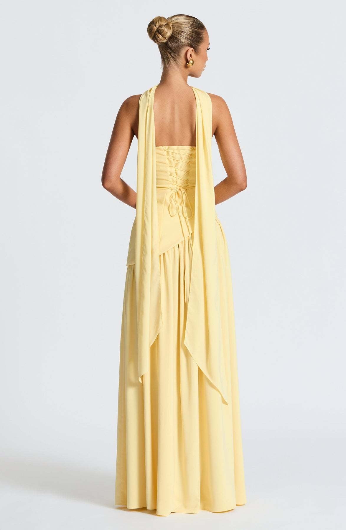 Elthion Strapless Bandage Maxi Dress