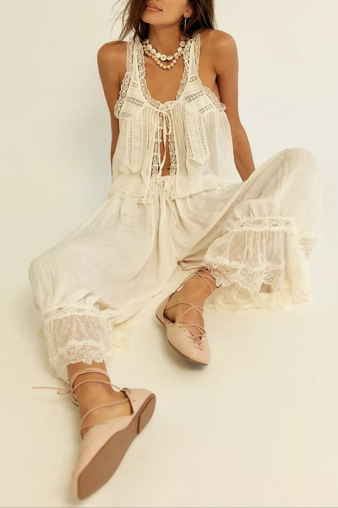 | Lace Two-Piece Set