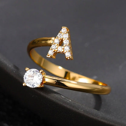 Initial Sparkling Ring