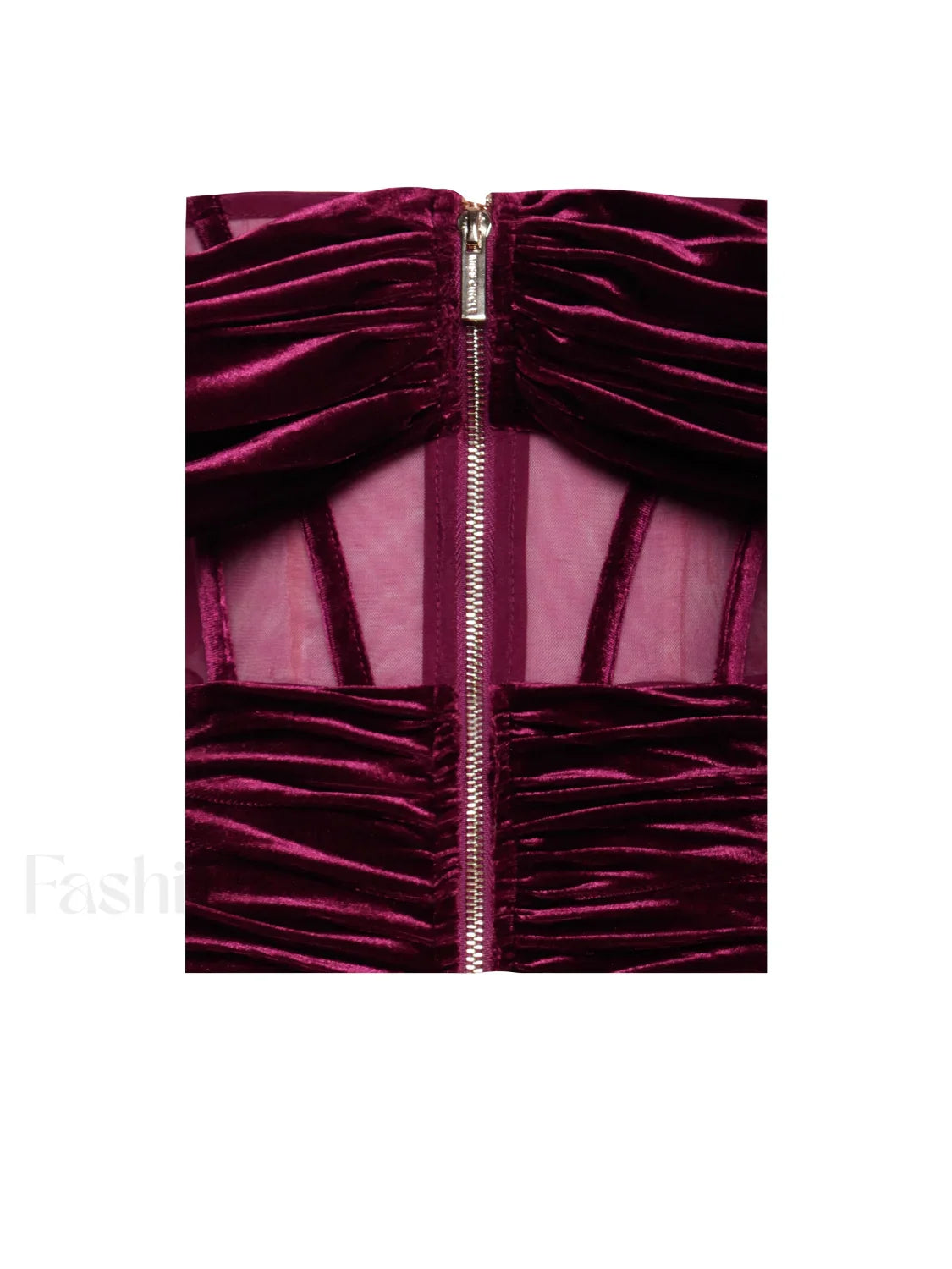 Irisa Burgundy Draping Charming Off Shoulder Corset Dress