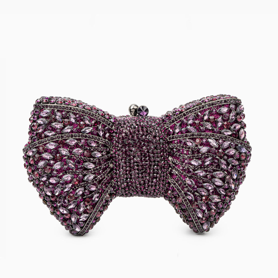 Purple Isabella Clutch Bag