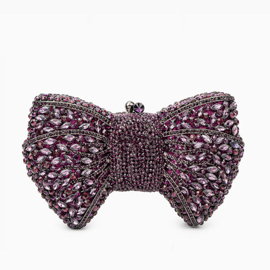 Purple Isabella Clutch Bag