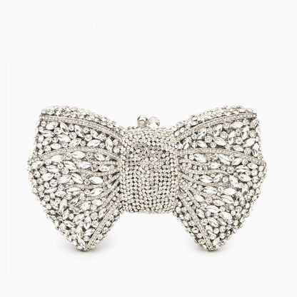Isabella Silver Clutch Bag