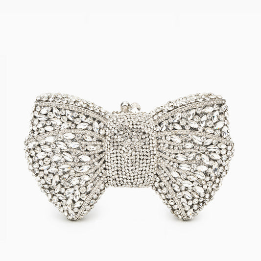 Isabella Silver Clutch Bag
