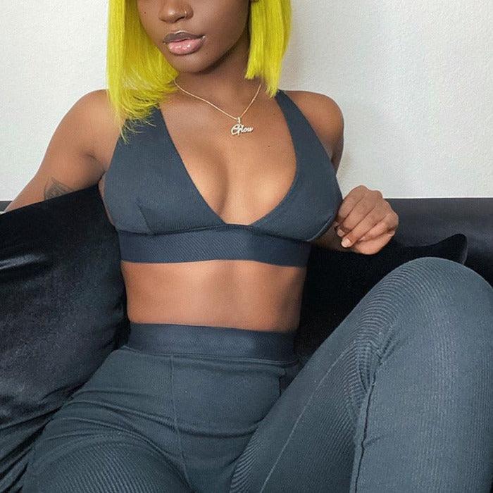 KittenAlarm - Jakayla Top and Pants Active Set