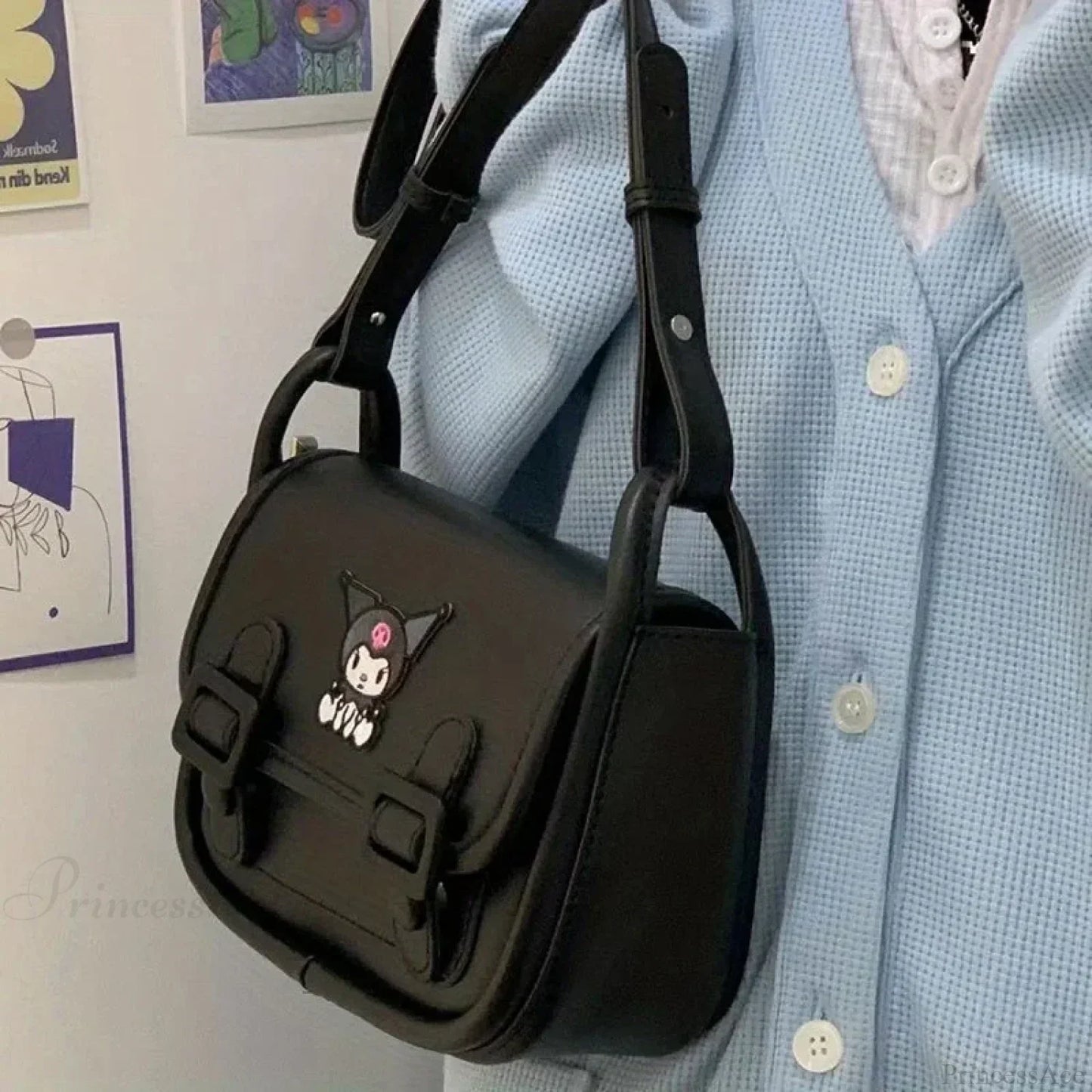 Kawaii Sanrio Kuromi Crossbody Shoulder Bag