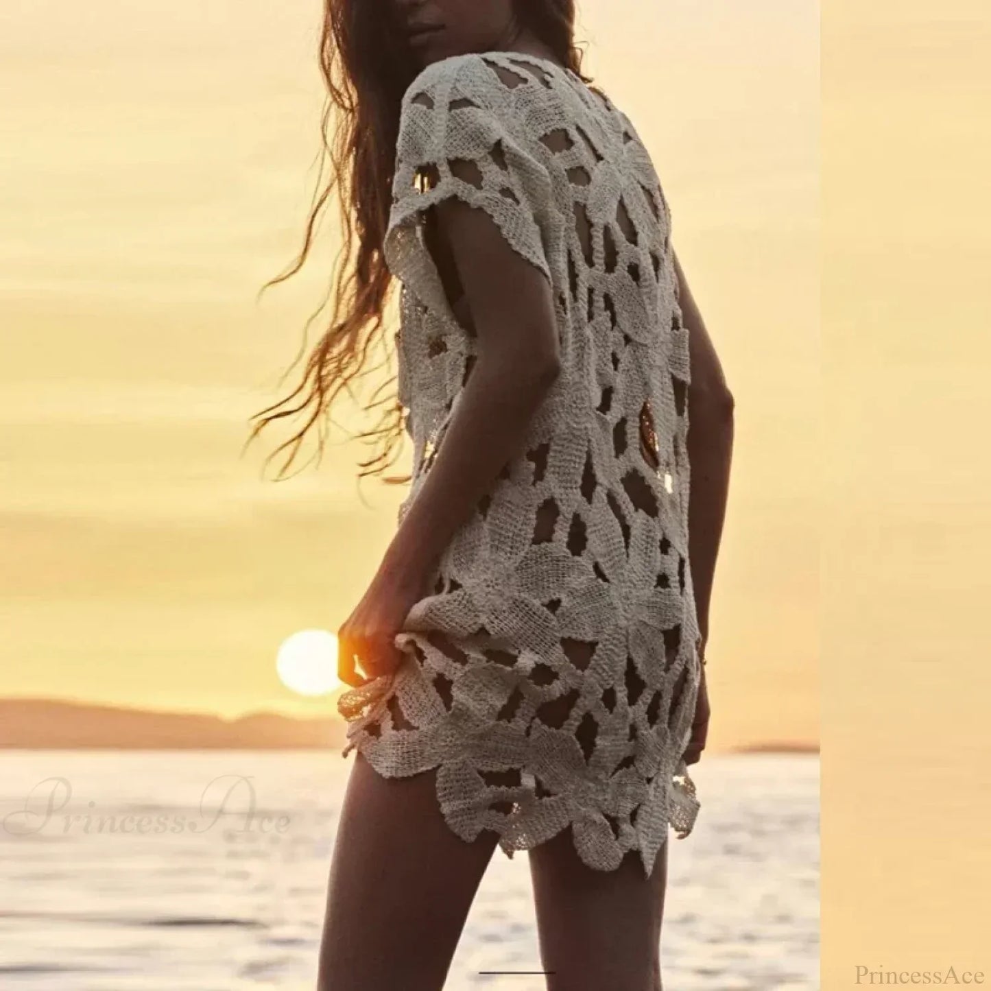 Knit Beach Dress Bikini Cover Up