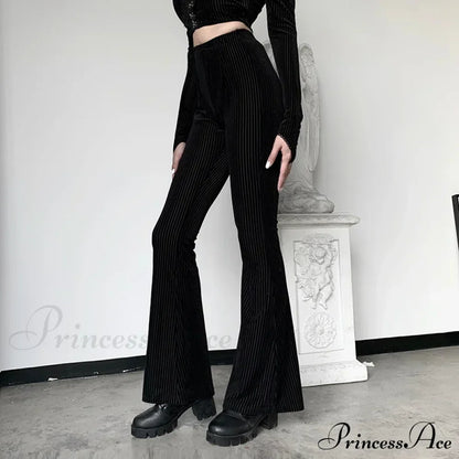 Knit Denim Three Pocket Casual Cargo Women's Wear Waist Pants