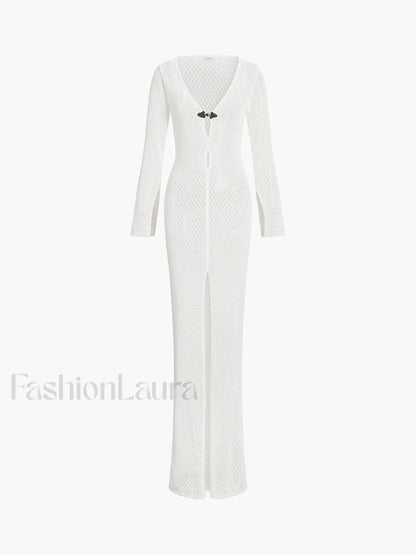 Knitted Cover Graceful Up Beach Dress