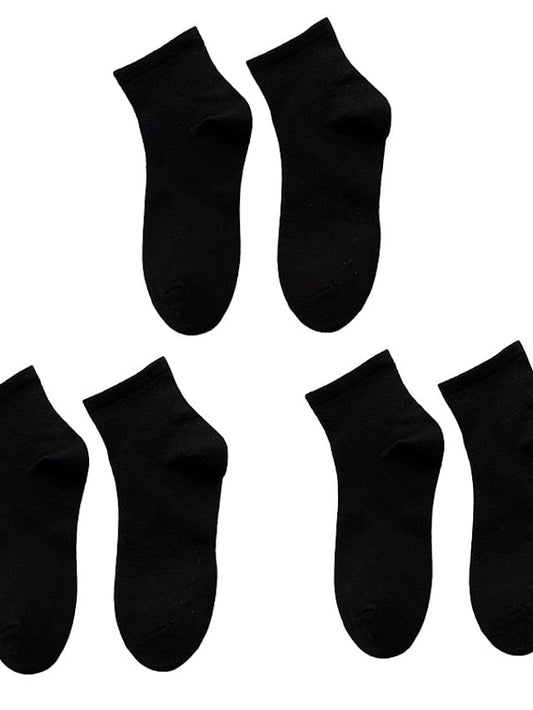 3 Pairs Anckle Socks Low Cut Socks Home Sports & Outdoor Holiday Polyester Cotton Sports & Outdoors Casual Sweet 3 Pairs for Women