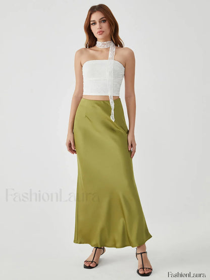 Lace Up Graceful Sheer Tube Top