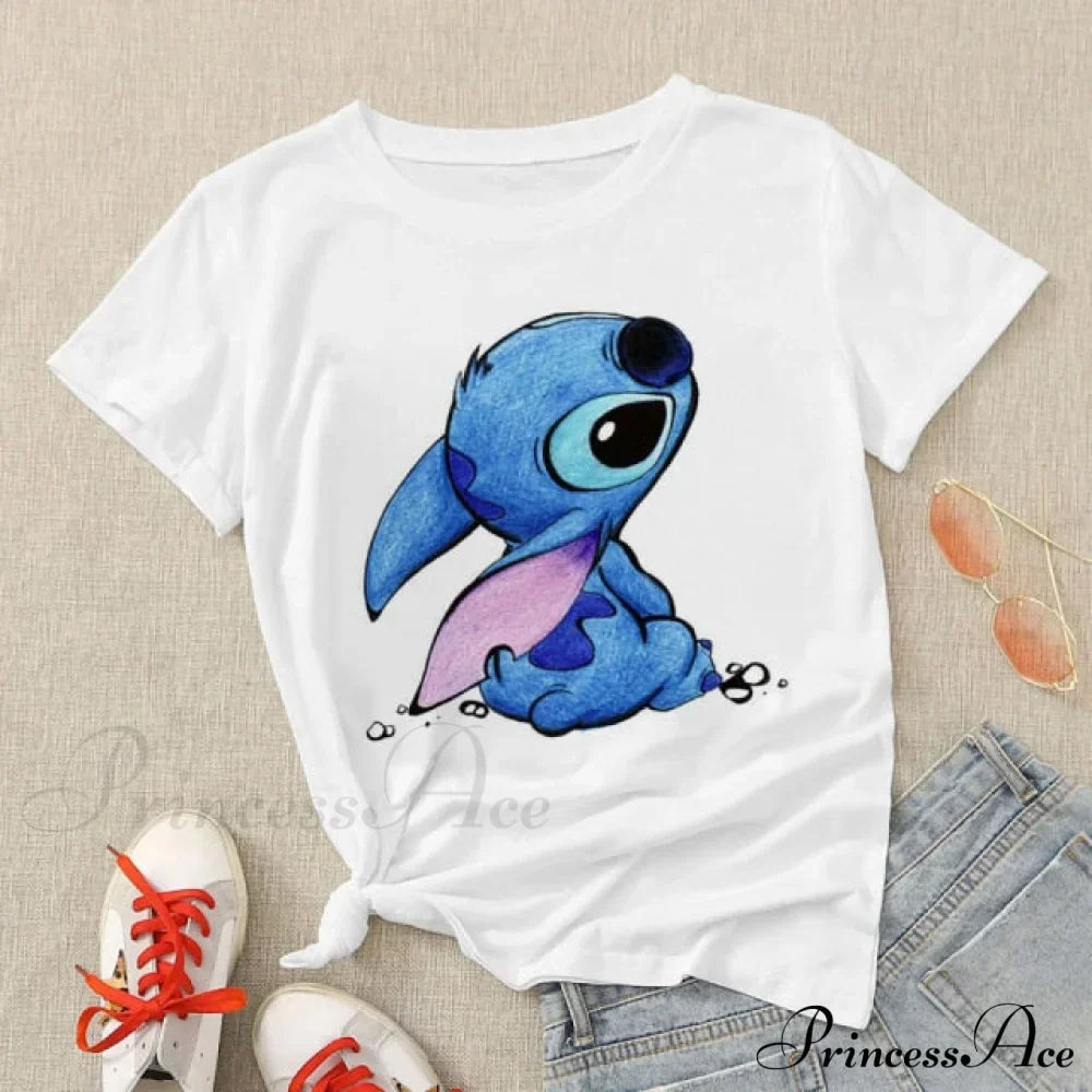 Lady Cute Print T-shirts