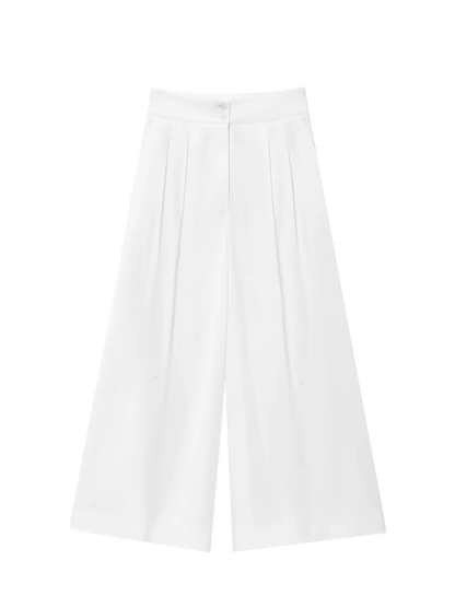 Chic Belted Sleeveless VNeck Suit
