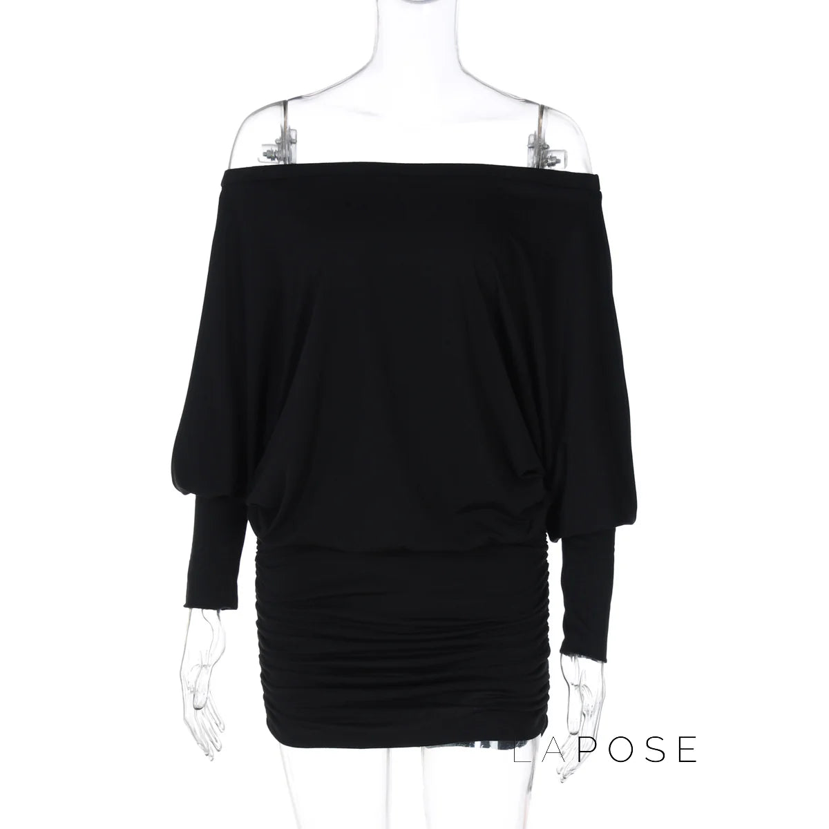 Aaliya Off Shoulder Ruched Mini Dress
