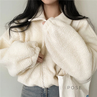 Akilah Cozy Stand Collar Cardigan