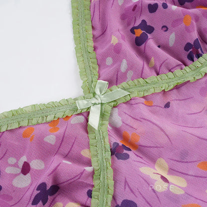Akshara Floral Mesh Camisole