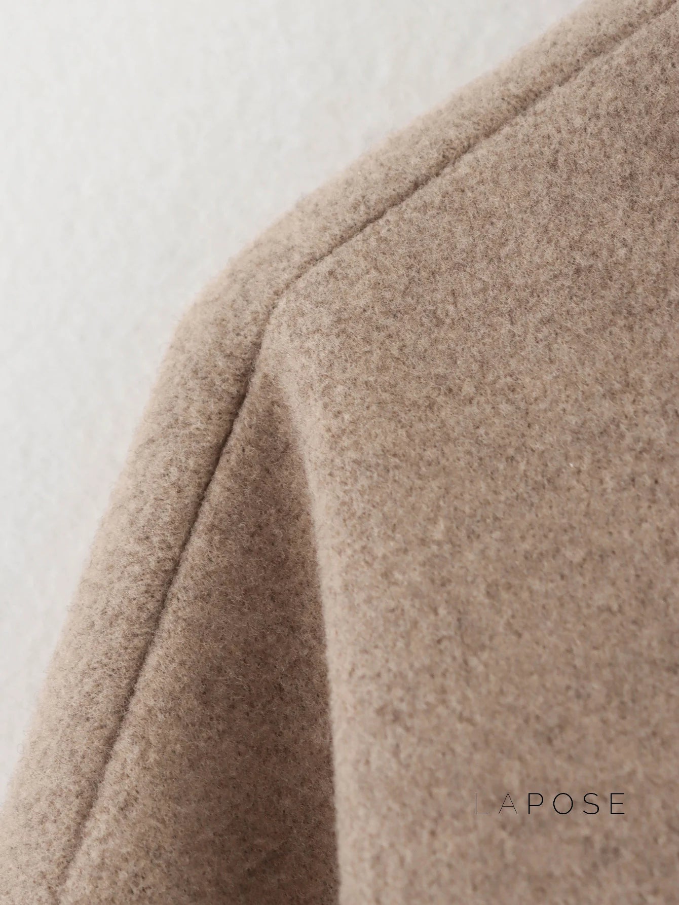 Amyia Minimalist Wool Blend Zip Jacket