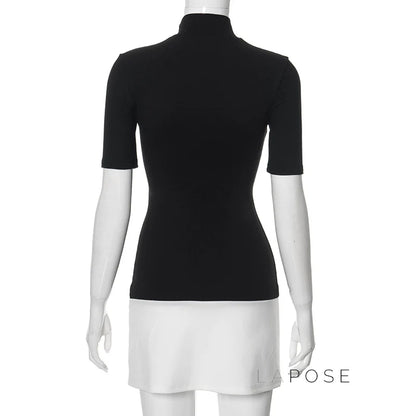 Anabell Contrast Bodycon Mini Dress