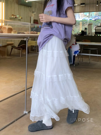 Anai Lace Maxi Skirt