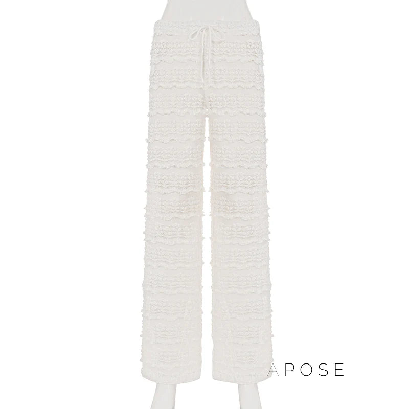 Annmarie Lace Straight Pants