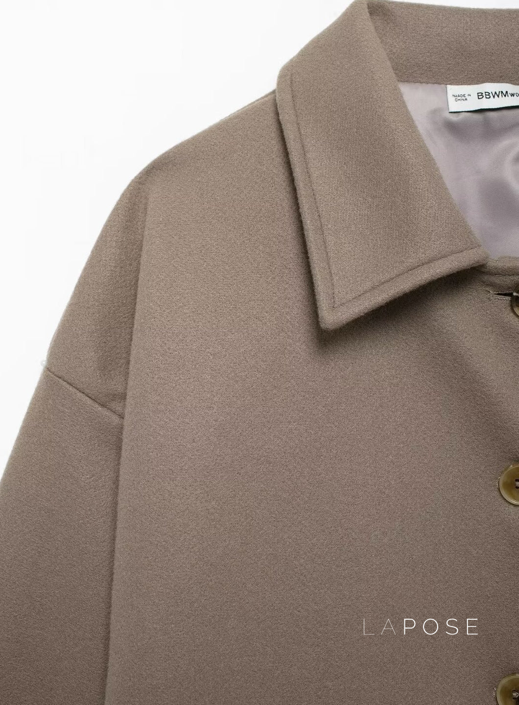 Arina Lapel Button-Up Jacket