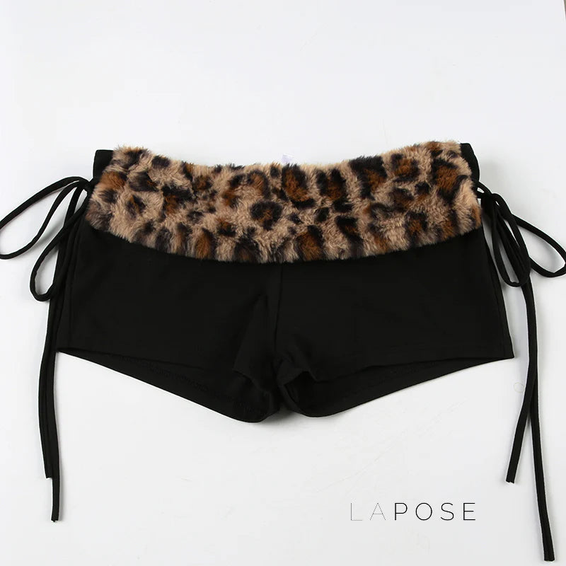 Avalon Leopard Ruched Short Set