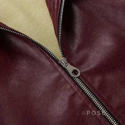 Ayven Oversized Faux Leather Jacket