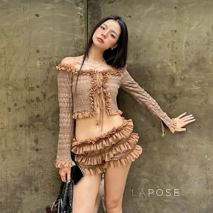 Bobbie Tie-Front Crop Cardigan