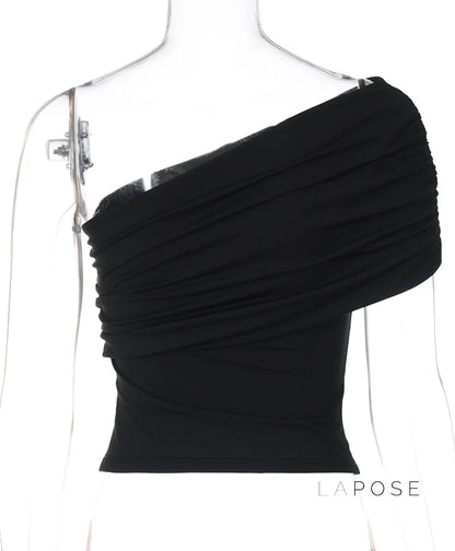 Bowen One Shoulder Crop Top