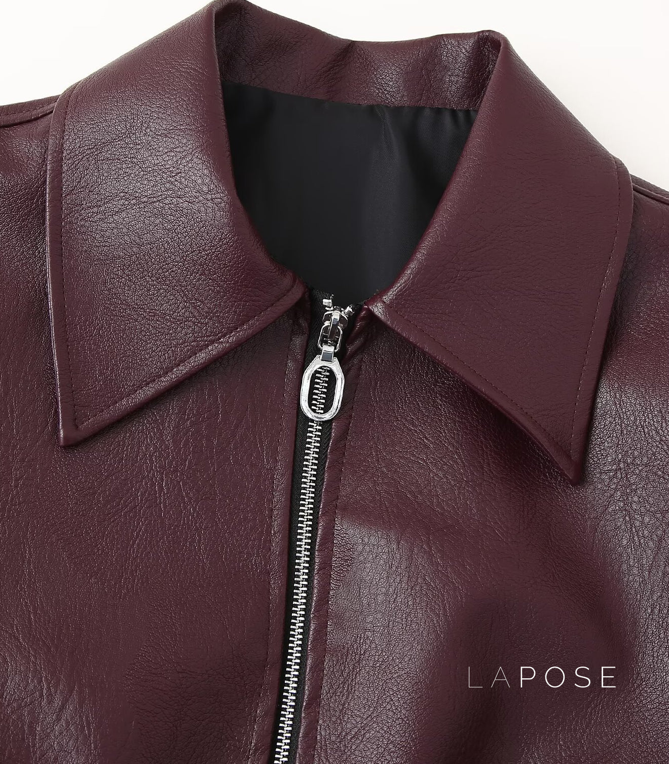 Brenna Lapel Faux Leather Jacket