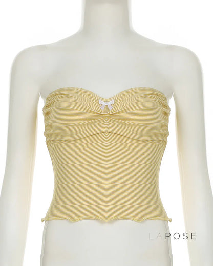 Cadence Strapless Crop Top
