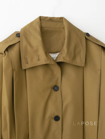 Cierra Pleated Cropped Windbreaker