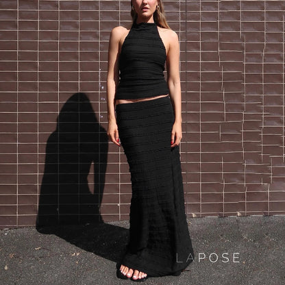 Connor Halter Midi Skirt Set