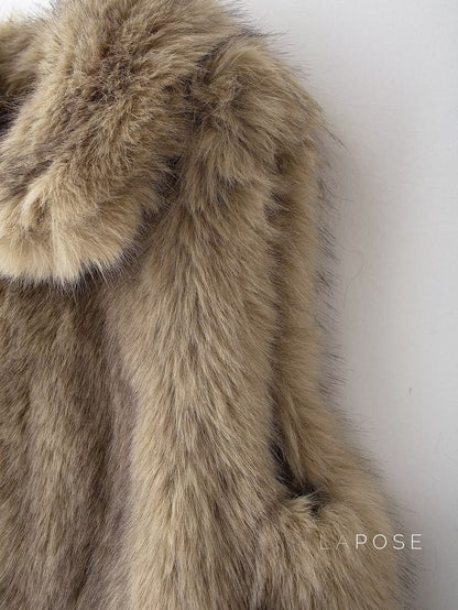 Corbin Faux Fur Lapel Vest
