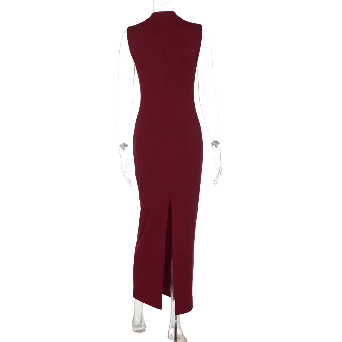Cut-out Slit Maxi Dress