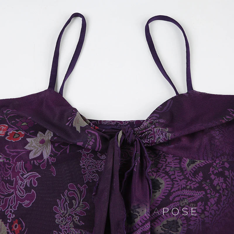 Denali Paisley Ruched Camisole