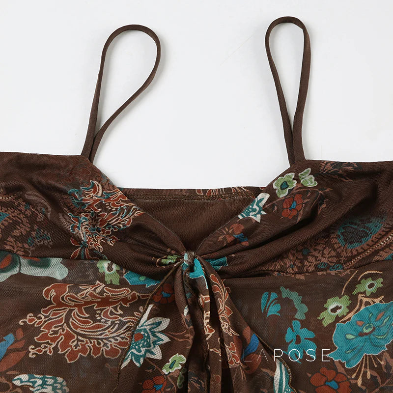 Denali Paisley Ruched Camisole
