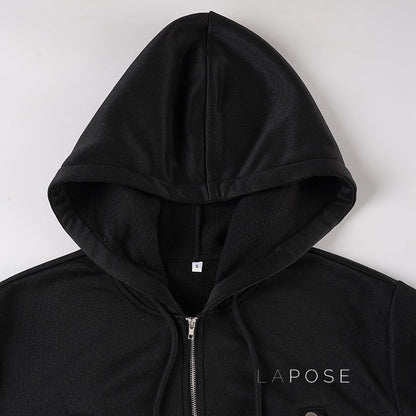 Dhanvi Slim Fit Zip Hoodie