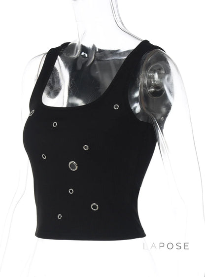 Diem Eyelet Tube Top