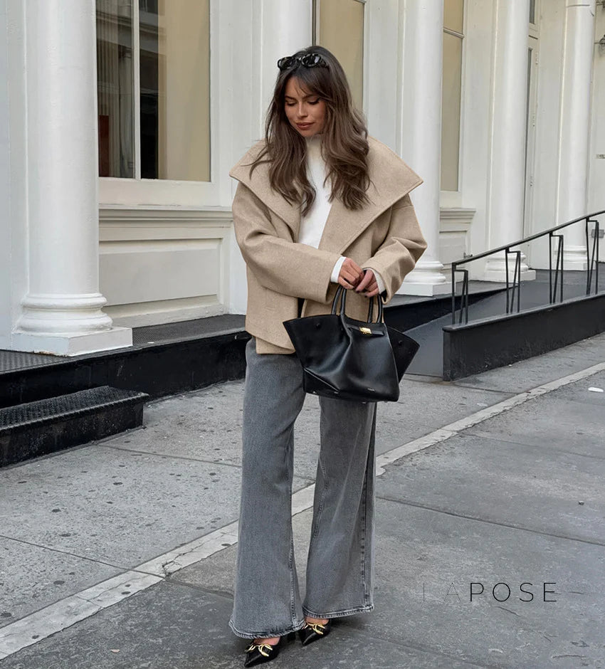 Edna Double-Breasted Wool Coat